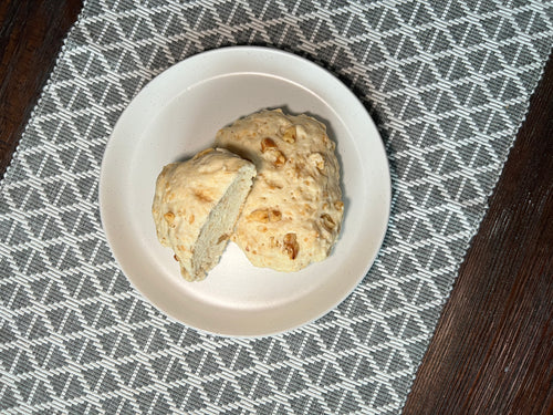 Maple walnut flavoured baked bannock