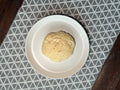 Original flavour baked bannock on a plate.